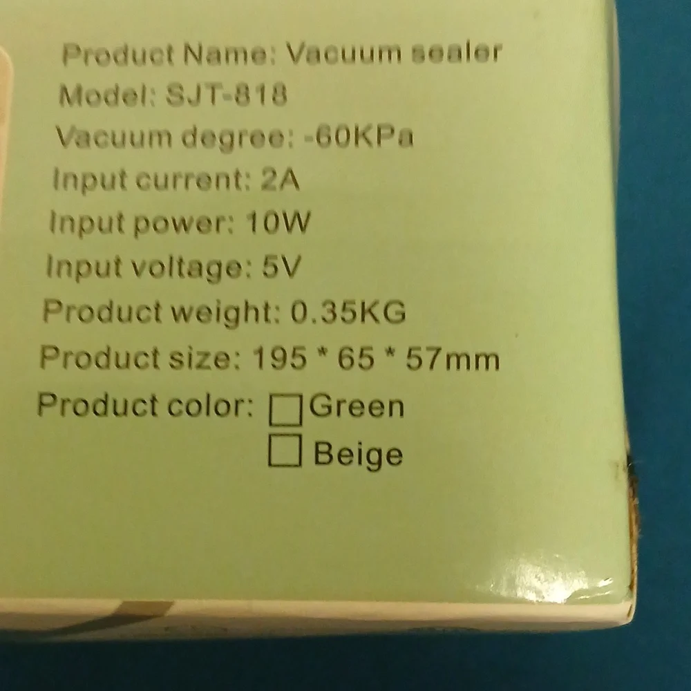 Vacuum Sealer Home Packing Machine